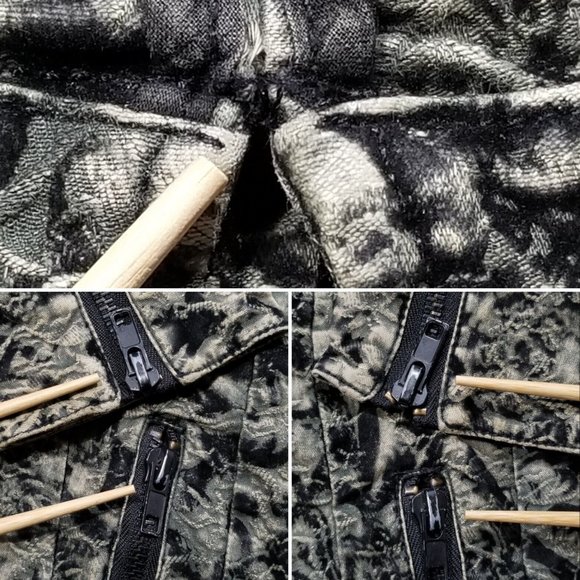 FREE PEOPLE "Follow the Flock" Motorcycle Jacket 5459E1M - Picture 15 of 16